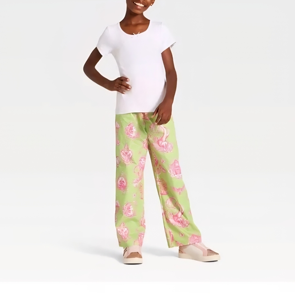 NWT Wicked x Katie Kime SET OF 2 Youth M Girl 8 Pants + Short Sleeve TEE Lounge